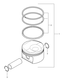 94810393115-Piston ring set Deprecated parts