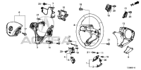 77810TZ3A81ZA-Driver air bag