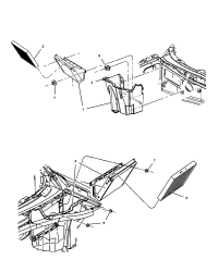 4806294AA-PLENUM FRESH AIR INLET WITH AIR FILTER