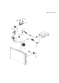 26314763-Hose, generator control module water pump (rear 20190811 use)