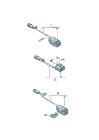 6Q0971584B-Harness, Sab assy-steering wheel  Steering wheel steering wheel