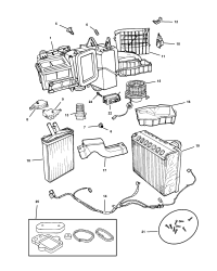 4885845AA-Resistor blower motor