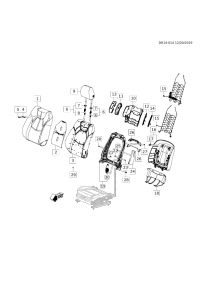 84640949-Heater, front seat back heating