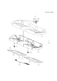 84646568-Harness, rear seat