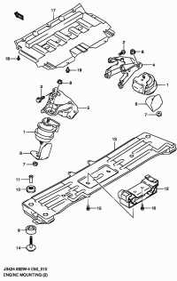 1161079K01-MOUNTING, ENGINE FRONT