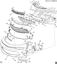84639874-GARNISH FR BUMPER