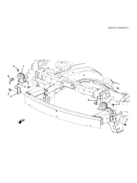 84064023-Bracket, headlamp under