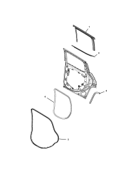 52092162-WEATHERSTRIP REAR DOOR BELT OUTER