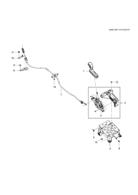 23286909-Spherical handle, a/t lever