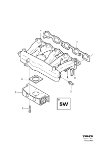 982769-GASKET,CYL HEAD RH-L494