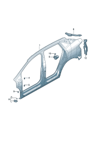 11A810423-BRACKET, REINFORCEMENT