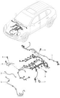 94860700303-Wiring harness Engine  M  838 19927