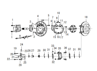 3507120K00-Pad assy-rr