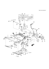 23375709-Sensor, front suspension automatic illumination, front lh