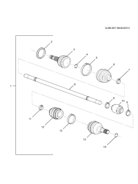 95194889-Shaft (incl 2-16), drive