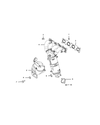 52030271AA-MANIFOLD EXHAUST AND CATALYTIC CONVERTER
