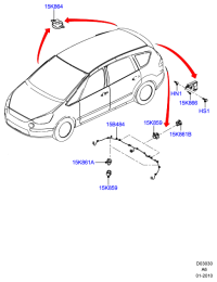 6G9T15K868DP-Wire-parking distance sub-sensor
