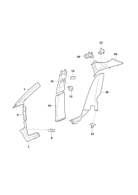 11D8672434PK-Guard B- pillar