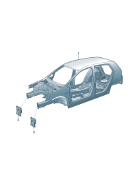 11G800701A-Primer on body, no Hatch cover door & fender  Parts for which documentation is responsible