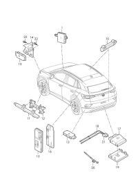 11D962253-Wiring, for trunk lid sensor