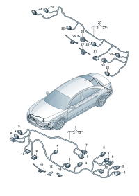 4N0971095CT-Harness, bumper