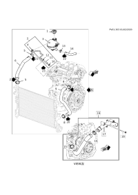 39161209-Hose, engine coolant supply (incl. 4,10-12)