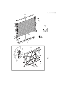 39032886-Radiator, (incl. 3,4)