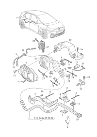 11D971531A-Harness, high voltage