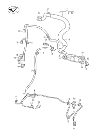 11D971392A-Wiring harness-seat channel fit