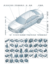 6N0973855-Coverflat Detent-contact  For contact housing:
