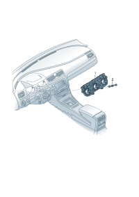 5G0907044BD-Electronic control air conditioner Display & operating unit & Cont unit   For vehicle type