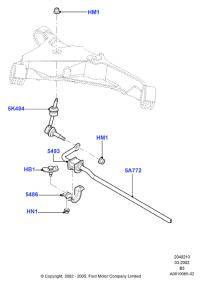 2L1Z5493EA-BUSH STABILIZER BAR