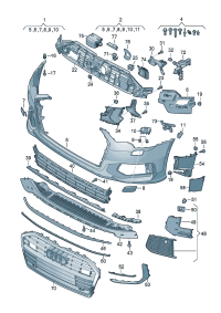 4K0807065B-Plate, bumper D  -17.07.2023