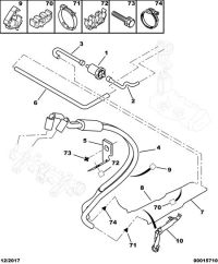 1565P6-SUPPORT, FUEL PIPE