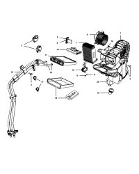 68049408AA-TUBE HEATER CORE