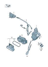 4K0839015AA-AUDI TT MK2 WINDOW MECHANISM