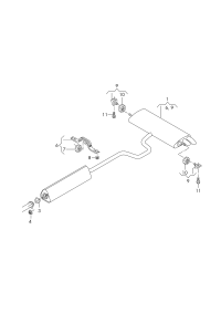 5Q0253144AH-Bracket-exhaust