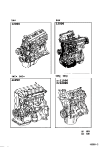 120000J300-ENGINE ASSY, PARTIAL