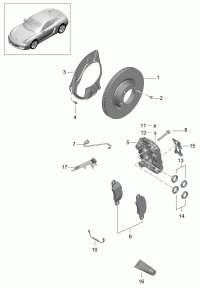 98135140101-BRAKE DISC FRT-C(W203)