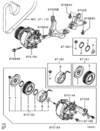 7813A618-COMPR&CLUTCH ASSY A