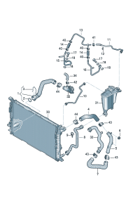 8R0121055-WATER HOSE