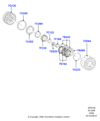 F3RP7G116AA-Washer-thrust, MAVERICK 2007-