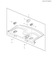 92276562-Cover (part of 1), child seat upper band bracket service hole