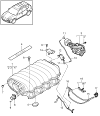 95811035000-PORSCHE CAYENNE VACUUM LINE
