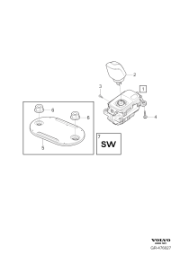 31492151-Retainer, shift lever