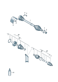 6C0407271AC-Band f joint Shaft, half swing  D-23.01.2017