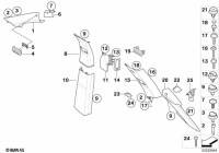 51436955505-Trim D pillar lh
