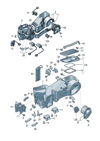 8D1820511B-Servo motor Damper, defroster Damper assy-temp Stop-valve