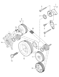 94810211910-Guide roller Complete: Fastening screw And Cap, guard Deprecated parts