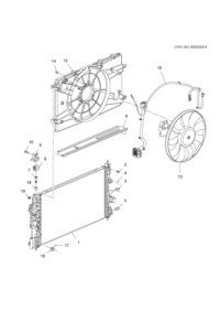 95367404-Harness, eng cooling fan